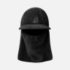 KANGOL FAUX FUR BALACLAVA BLACK
