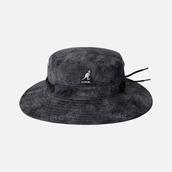 KANGOL SALVAGED OUTDOOR BLACK