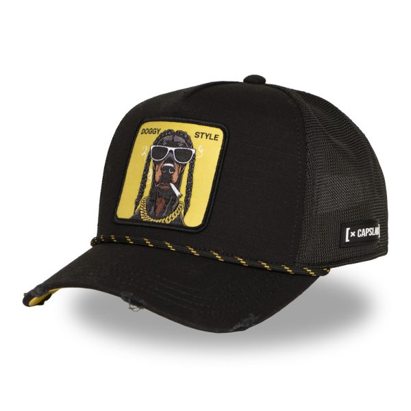 Casquette-trucker-premium-avec-filet-et-patch-Doggy-style CAPSLAB DOGGY STYLE