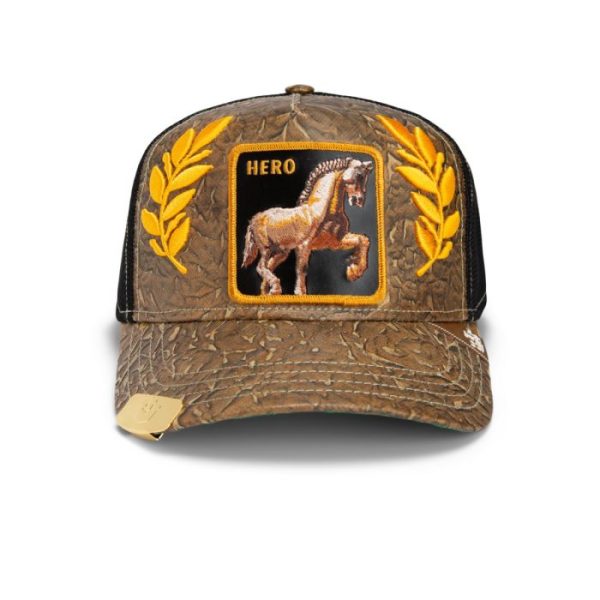 GB-101-1838-COF_2 Baseball Cap 2C6 Ghashion, Brown Horse Hero - Goorin Bros