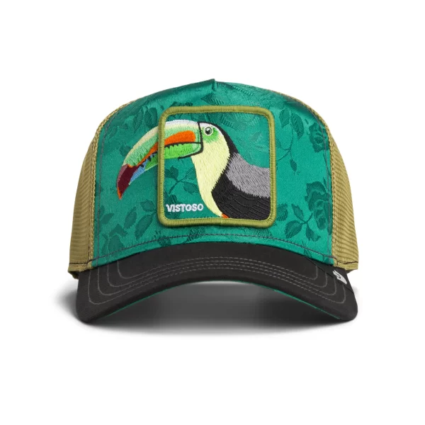 101-2685-VOI01-F01_5f315f63-688c-4fc2-9b65-808d48d08e8e Baseball Cap Belize Toucan, Green-Black - Goorin Bros