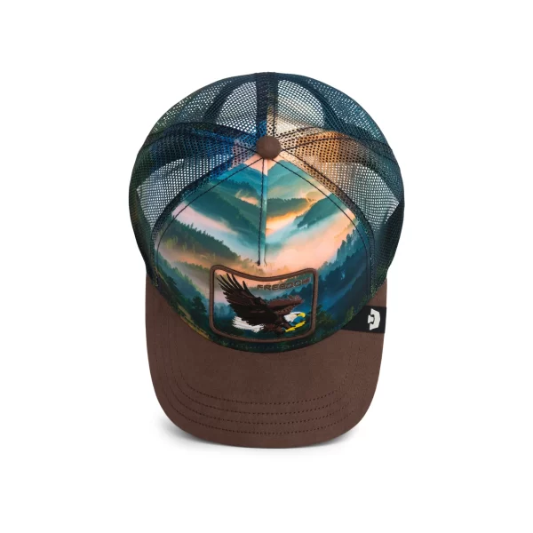 101-2702-GRO01-T01 Baseball Cap Eagle In The Element, Multicolor - Goorin Bros