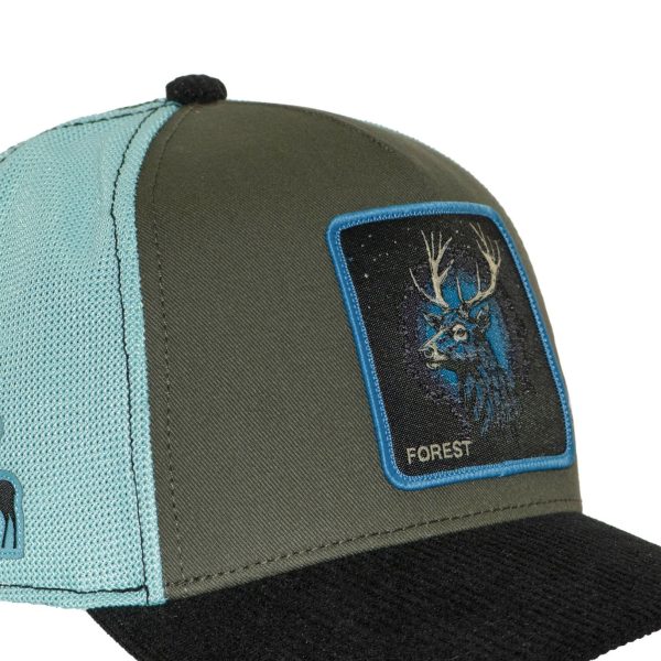 Casquette-trucker-premium-avec-filet-Forest CLOSEUP CAPSLAB FOREST DEAR