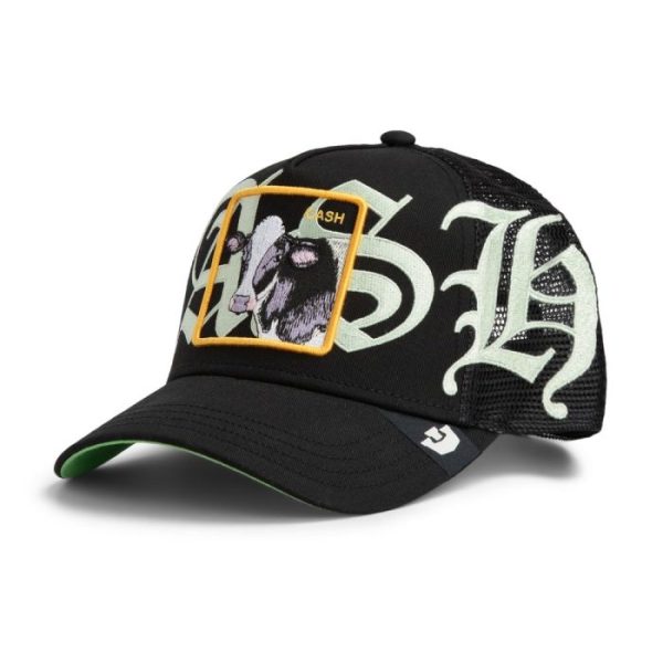 Baseball Cap Old English English Cash, Cow Black - Goorin Bros