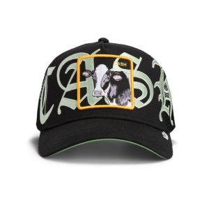 Baseball Cap Old English English Cash, Cow Black - Goorin Bros