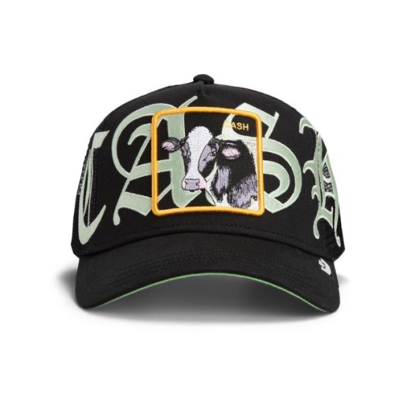 Baseball Cap Old English English Cash, Cow Black - Goorin Bros