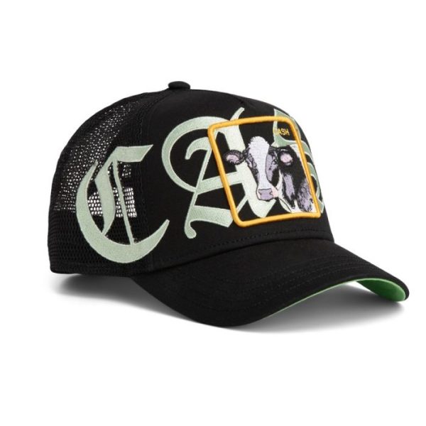 Baseball Cap Old English English Cash, Cow Black - Goorin Bros