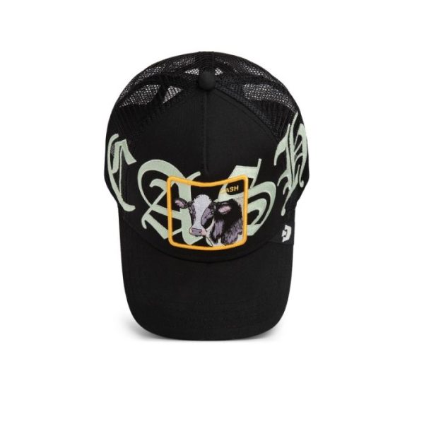 Baseball Cap Old English English Cash, Cow Black - Goorin Bros