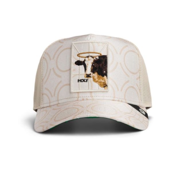 Baseball Cap Religulous Holy Cow, Creme - Goorin Bros