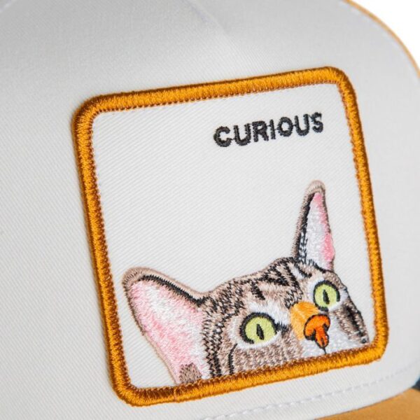 Kids Baseball Cap Curious Cat Mini, Ochre - Goorin Bros