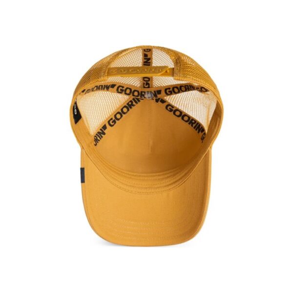 Kids Baseball Cap Curious Cat Mini, Ochre - Goorin Bros