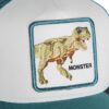 Kids Baseball Cap Monster T-Rex Mini, Petrol - Goorin Bros
