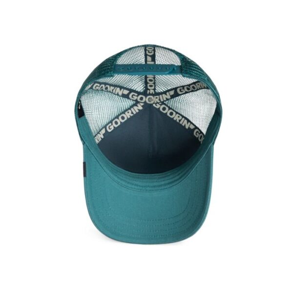Kids Baseball Cap Monster T-Rex Mini, Petrol - Goorin Bros