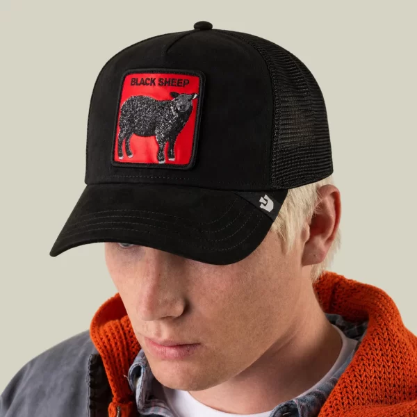 Baseball Cap Black Sheep Rosso, Black- Goorin Bros