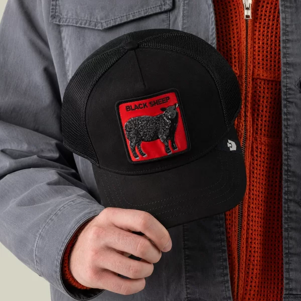Baseball Cap Black Sheep Rosso, Black- Goorin Bros