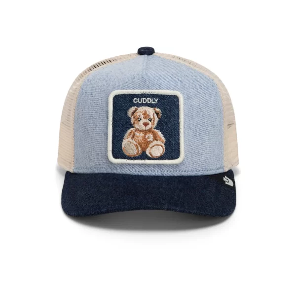 Kids Baseball Cap Denim Cuddly Mini, Bear Denim - Goorin Bros