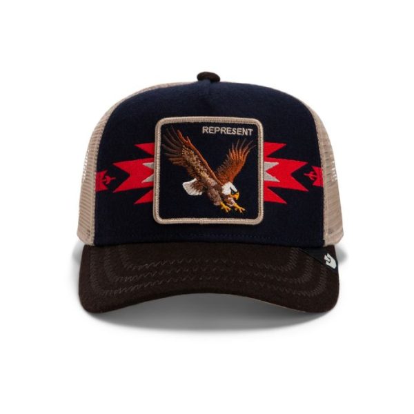Baseball Cap Canyon Represent, Black-Red Eagle - Goorin Bros