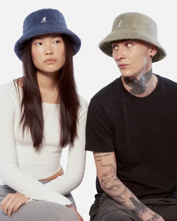 KANGOL FURGORA BUCKET IVORY