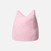 K3791_BALLERINAPINK2 KANGOL FAUX FUR POINTED BEANIE BALLERINA PINK