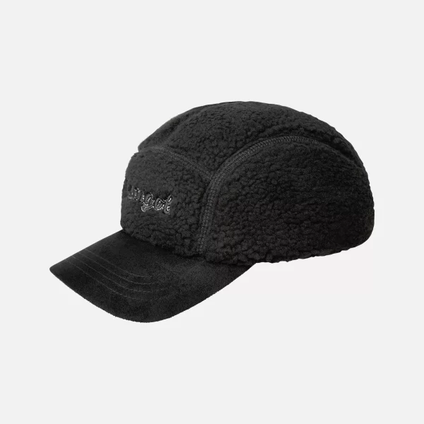 KANGOL SCRIPT FAUX SHEPRA 5-PANEL BLACK
