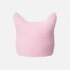 color-ballerina-pink-faux-fur-pointed-beanie-k3791 KANGOL FAUX FUR POINTED BEANIE BALLERINA PINK