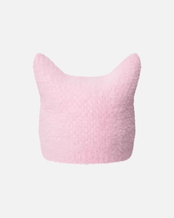 color-ballerina-pink-faux-fur-pointed-beanie-k3791 KANGOL FAUX FUR POINTED BEANIE BALLERINA PINK
