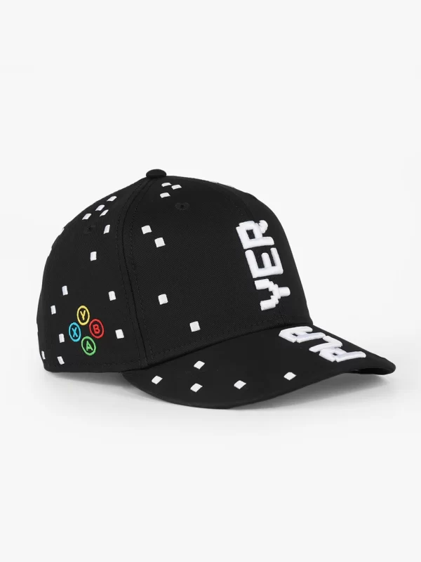BASEBALL CAP - CURVED VISOR - URBAN COLLECTION - PLAYER - BLACK