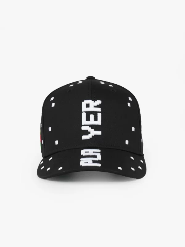 BASEBALL CAP - CURVED VISOR - URBAN COLLECTION - PLAYER - BLACK