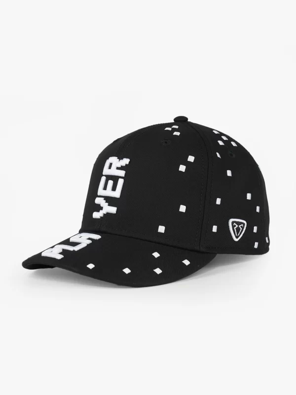 BASEBALL CAP - CURVED VISOR - URBAN COLLECTION - PLAYER - BLACK