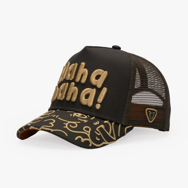 TRUCKER HAT - ART COLLECTION - DOODLE - KHAKI