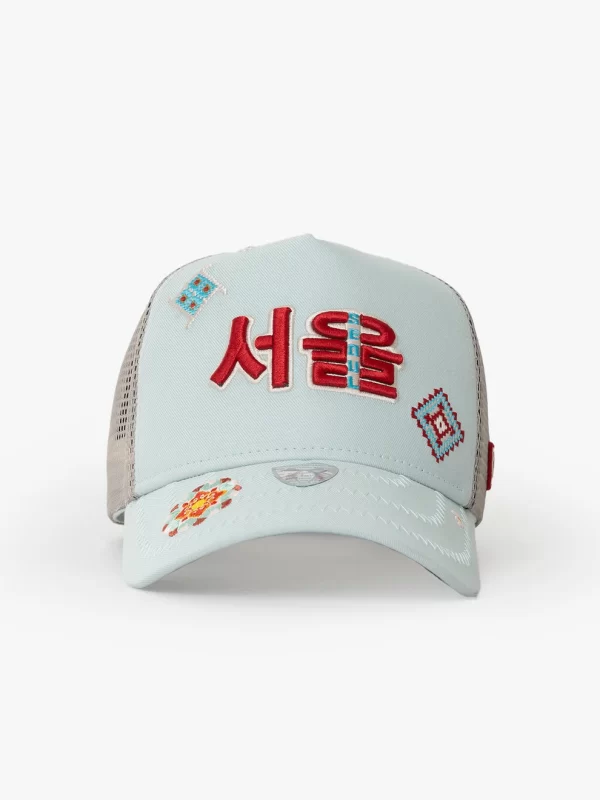 TRUCKER HAT - CITY'S COLLECTION - SEOUL - MINT GREEN