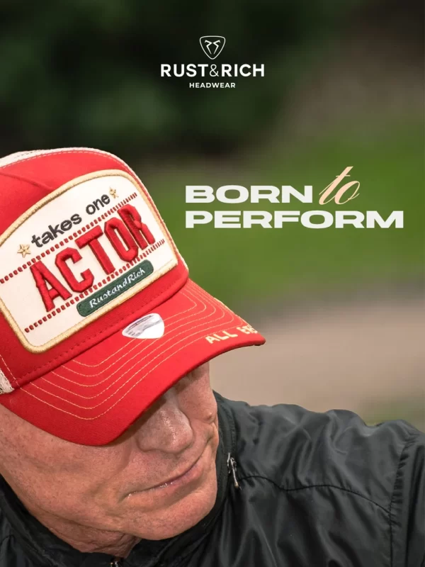Trucker Hat - Professional Collection - Actor - Kırmız_6 TRUCKER HAT - PROFESSIONAL COLLECTION - ACTOR - RED