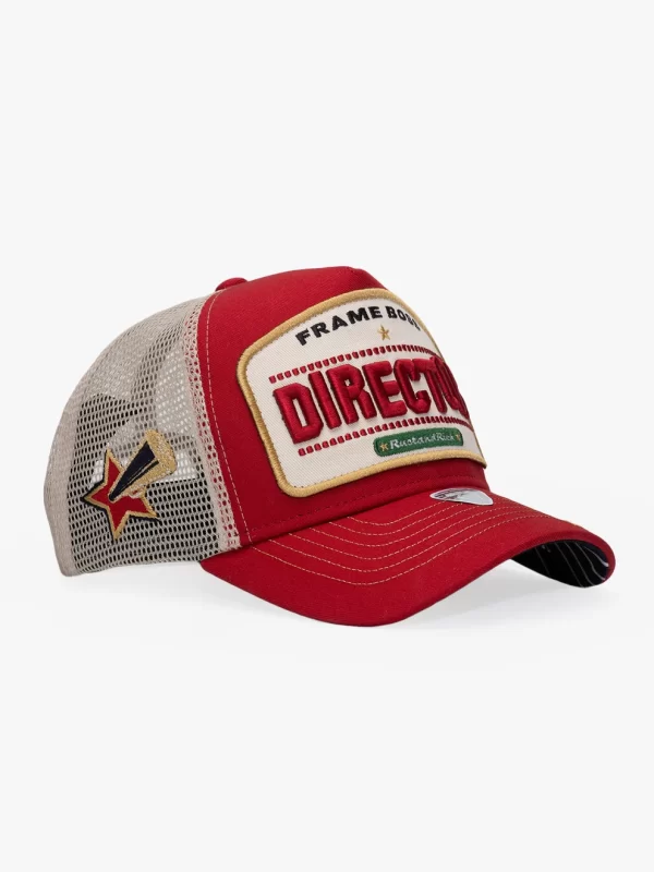 TRUCKER HAT - PROFESSIONAL COLLECTION - DIRECTOR - RED