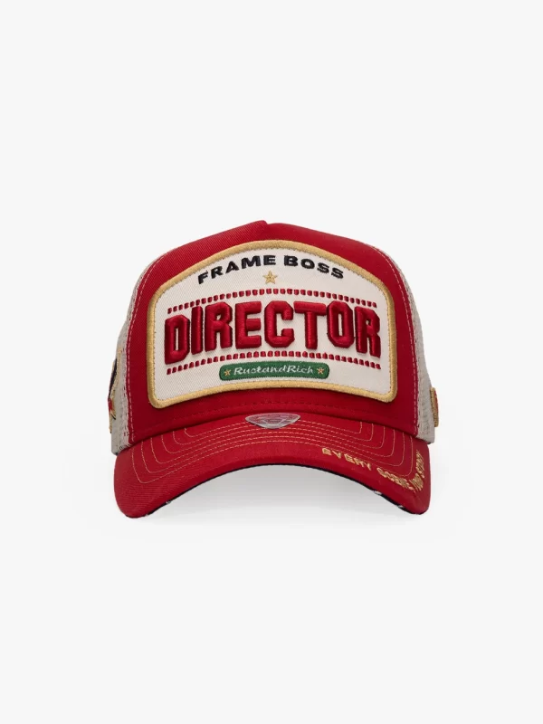 TRUCKER HAT - PROFESSIONAL COLLECTION - DIRECTOR - RED