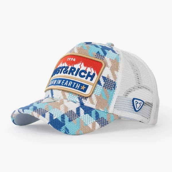 TRUCKER HAT - URBAN COLLECTION - BORN IN EARTH - BLUE