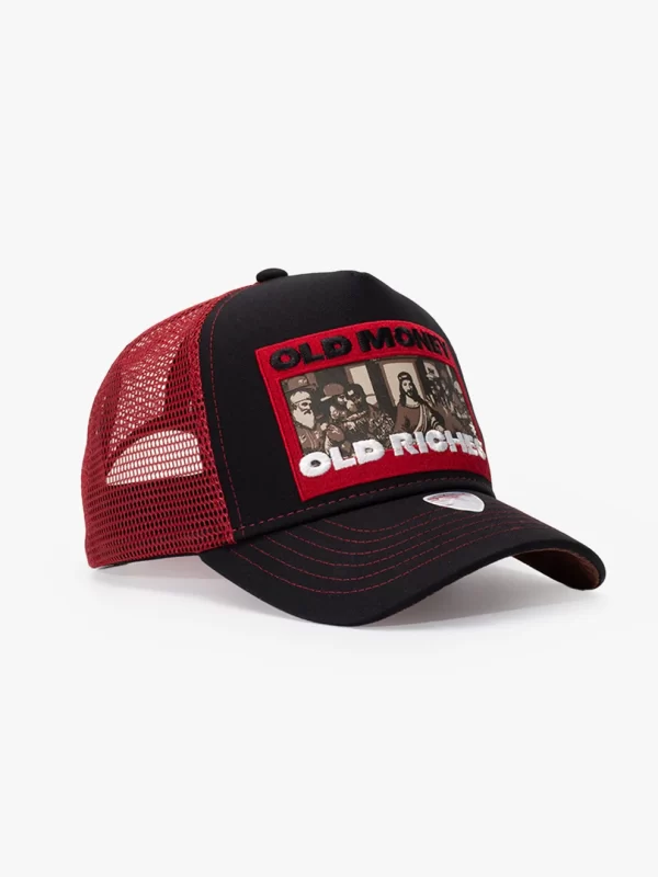Trucker Hat - Urban Collection - Old Money - Siyah_3 TRUCKER HAT - URBAN COLLECTION - OLD MONEY - BLACK