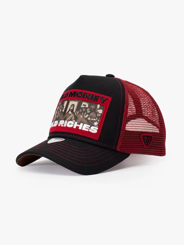 Trucker Hat - Urban Collection - Old Money - Siyah_4 TRUCKER HAT - URBAN COLLECTION - OLD MONEY - BLACK