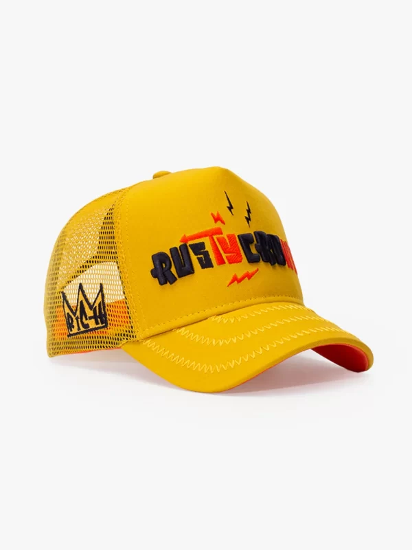 TRUCKER HAT - URBAN COLLECTION - RUSTY CROWN - YELLOW