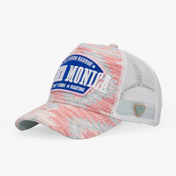 TRUCKER HAT - CITY'S COLLECTION - SANTA MONICA - WHITE